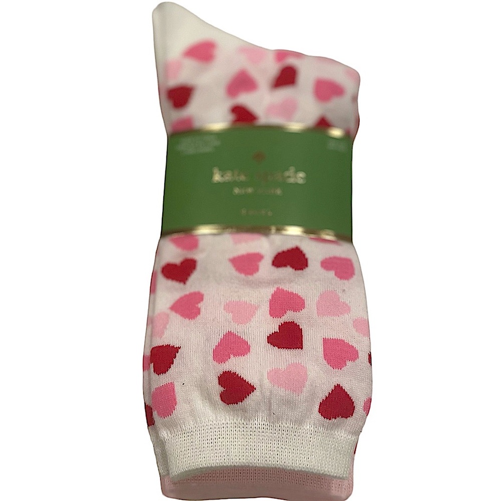 New Kate Spade Heart Sock Set -3 Pair